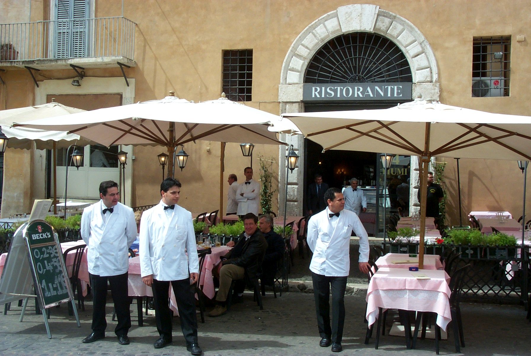 Camerieri a Piazza Navona